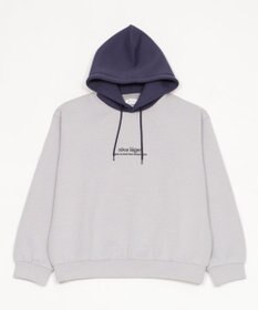 WEGO 【ユニセックス着用ITEM/MLサイズ展開】ワンポイントバイカラープルパーカー