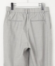 23区 クリアウールサキソニー テーパードパンツ