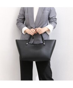 UNBILLION カシュカシュ cachecache / ポーチ付横長2ハンドルトート