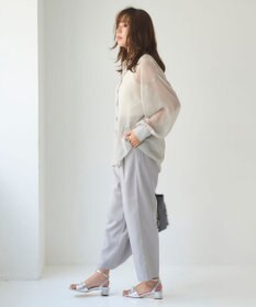 Feroux 【洗える】セミワイド パンツ