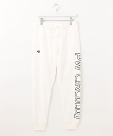 PW CIRCULUS 【MEN】アスレジャー 裏毛 サイドプリント ジョガーパンツ