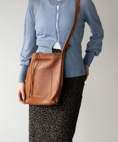 INTER-CHAUSSURES 【ANDREA CARDONE】ミディアムサイズレザートートバッグ