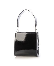 UNBILLION カシュカシュ cachecache / エナメル調ボックスパネルミニショルダー