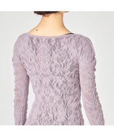 Chacott 【ノーソーイングニット】バレリーナネックジップトップ