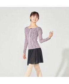 Chacott 【ノーソーイングニット】バレリーナネックジップトップ