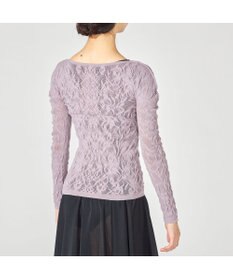 Chacott 【ノーソーイングニット】バレリーナネックジップトップ