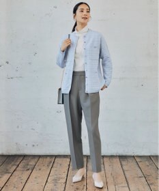 自由区 【洗える】ドライタッチインナー ハイネックカットソー