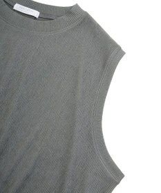 Green Parks サイドリボンノースリーブチュニック