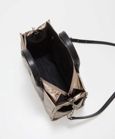 TOPKAPI 【TREASURE TOPKAPI】メタリック パデット ショルダー付 トートバッグ