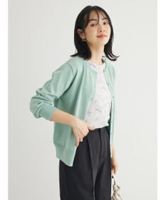 Green Parks クルーネックアソート柄シアープルオーバー