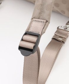 Y'SACCS ドットジャガードポーチ付きリュックサック