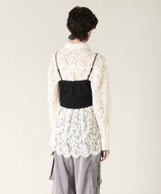 GRACE CONTINENTAL ニットライクレースビスチェ