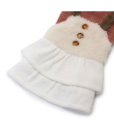 PET PARADISE ペットパラダイス ボア スカートつなぎ 小型犬