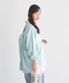 earth music&ecology バックツイストオーバーシャツ