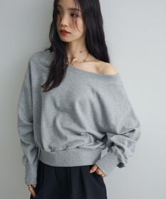Green Parks オフショルスウェット