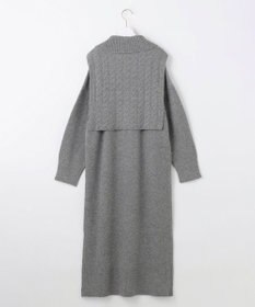ANY SIS L 【2WAY】ケーブルベストSETニット ワンピース