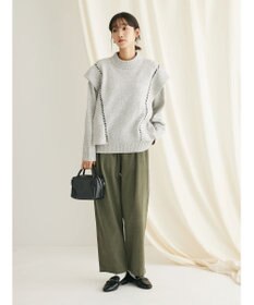 CRAFT STANDARD BOUTIQUE ピグメントツイル　Ｗタックリラックスパンツ