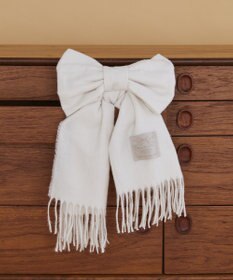 Maison de FLEUR リボン付きストール