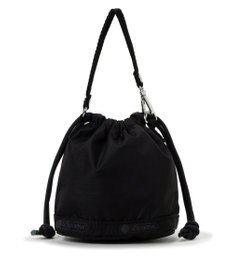 LeSportsac DRAWSTRING BUCKET CHARM/リサイクルドブラックJP