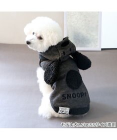 PET PARADISE スヌーピー 50s スヌーピーパーカー 《ブラック》 小型犬