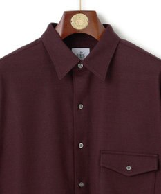 J.PRESS MEN 【J.PRESS ORIGINALS】SUPER FLANNEL JERSEY SHIRT / JAPAN MADE