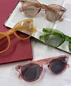 WEGO 【ユニセックス着用ITEM】クリアフレームカラーアイウェア