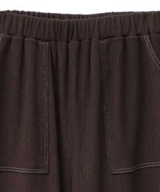 Green Parks 配色ステッチ楊柳イージーパンツ