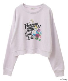 earth music&ecology ふしぎの国のアリス／ショート丈スウェット