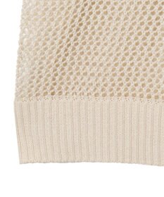 WEGO ハートロゴビッグメッシュニットT