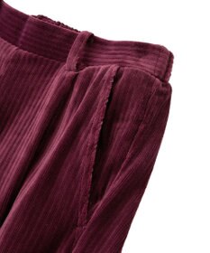 earth music&ecology コーデュロイタックパンツ