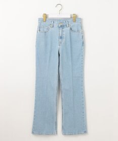 ANY SIS 【美Denimシリーズ】センタープレスセミフレア デニム