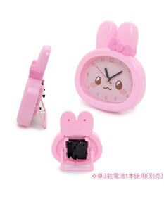 Mother garden マザーガーデン うさもも お顔 目覚まし時計 アラームクロック