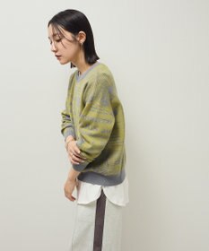 Green Parks ・ｆｕｒｒｙ　ｒａｔｅ　ジャカードニットプルオーバ