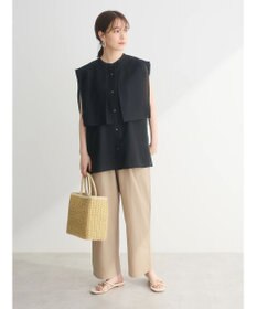 Green Parks レイヤードノースリーブブラウス