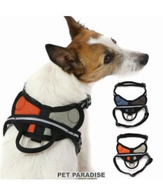 PET PARADISE ヘッドインハーネス 【ＳＳ】 オレンジ / ブルー 【小型犬】