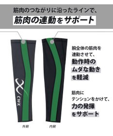 CW-X 【UNISEX】 CW-X アームサポーター 【右腕用】 腕全体の筋肉を連動 肘の負担を軽減 ストレッチ性(本体) ユニセックス BCR001 /ワコール