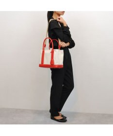 UNBILLION cachecache ショルダー付きパーテーションキャンバストート