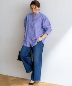 23区 L 【Lサイズ限定】23区DENIM ストレッチ ワイド パンツ