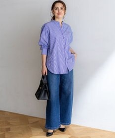 23区 L 【Lサイズ限定】23区DENIM ストレッチ ワイド パンツ