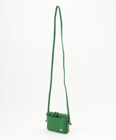 LA BAGAGERIE 【レザー×ステッチ】スクエアマルチポシェット