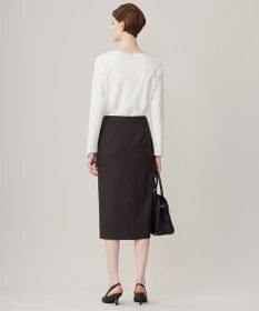ICB L 【洗える】プロヴィスウールツイル  タイトスカート