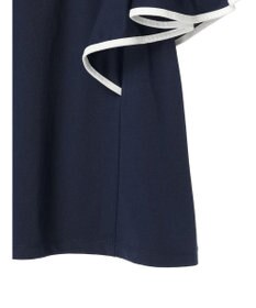 earth music&ecology パイピングフレアスリーブカットソー