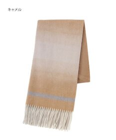 MOONBAT FURLA(フルラ）カシミヤ100％ カラーブロック オンブレー ストール