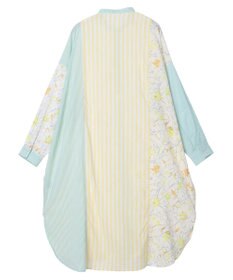 AMERICAN HOLIC Ｆｌｏｗｅｒ　×　Ｓｔｒｉｐｅシャツチュニック