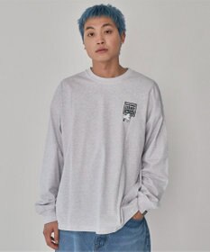 WEGO 【ユニセックス着用ITEM】別注VISIONゴーストスケータープリントT（LS）