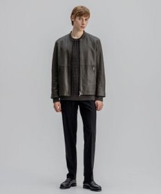 JOSEPH HOMME 新素材【シャツ感覚で羽織れる軽さ】シュリンクエアレザー　ブルゾン