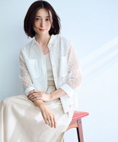 23区 【接触冷感/撥水加工】ストレッチブロード ギャザースカート