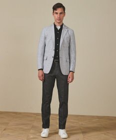 GOTAIRIKU カーディガンジャケット秋冬版【洗える/シワになりにくい/ストレッチ】リンクス BIZ ジャケット