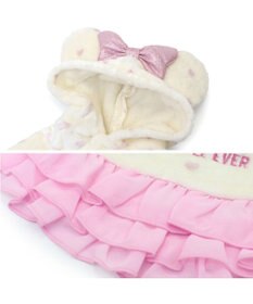 PET PARADISE ディズニー ミニーマウス  フレンズボアパーカー 小型犬