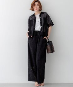 23区 L 【先行予約/見上愛さん着用/WEB&一部店舗限定カラーあり】シアー ポロニット